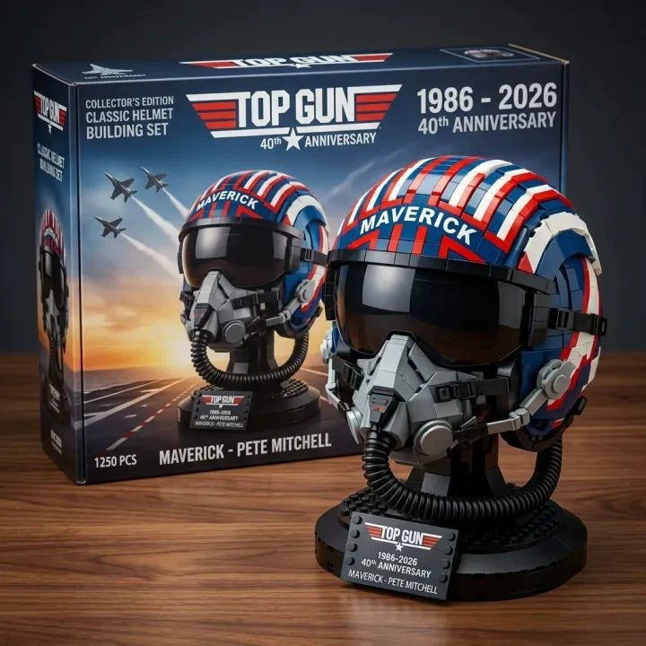 Fighter Pilot Helmet Building Set