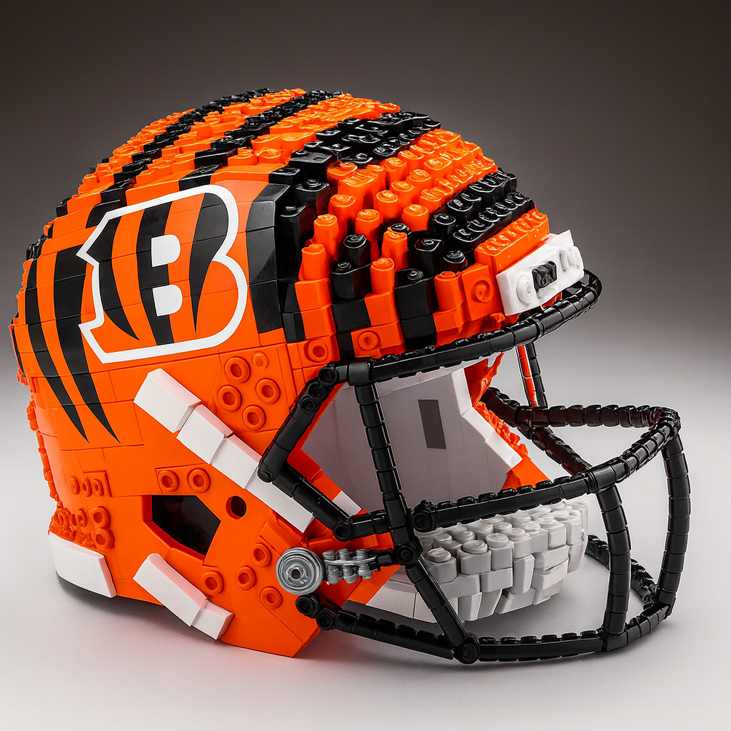 Football Team Building Block Helmet