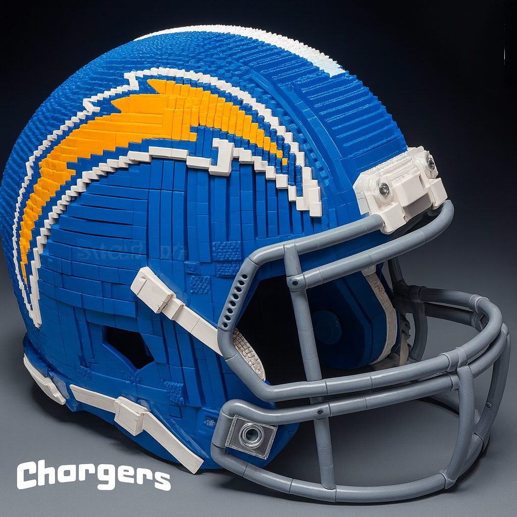 Football Team Building Block Helmet